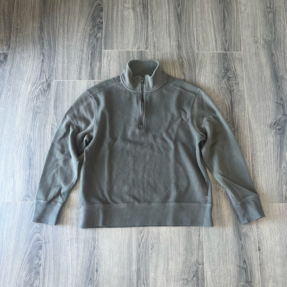 Banana Republic Quarter Zip Men's Medium Olive Green